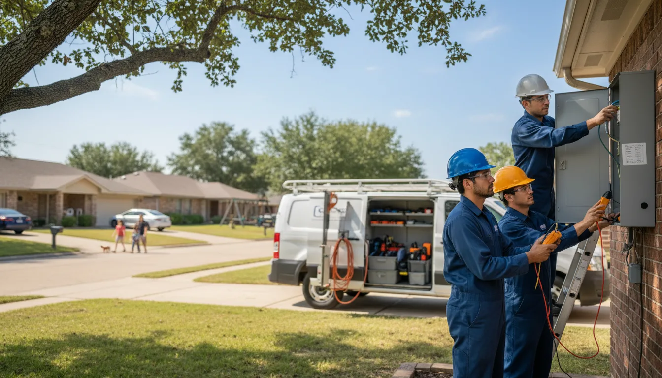 Certified electrician providing emergency electrical services in Perry, FL